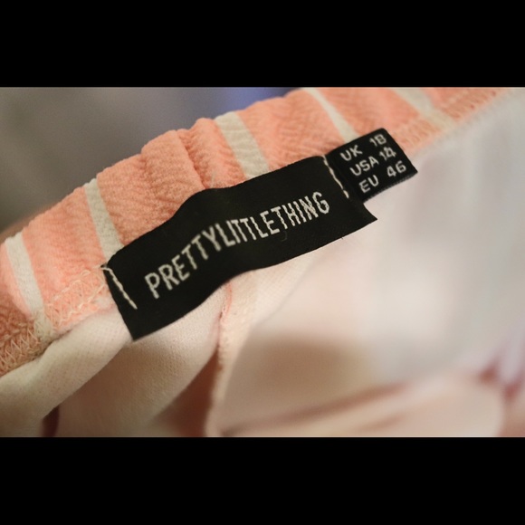 Pastel striped Bellbottom trousers - Picture 3 of 4